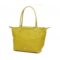 Longchamp 70th Anniversary Le Pliage Club Handbag Long Handle Yellow 36CM