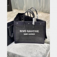 Best High Quality YSL replica Rive Gauche Large Tote Printed Canvas 509415 bags