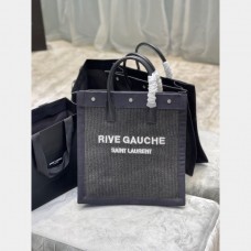 Buy Replica YSL Rive Gauche Shopping 631682 Bag In Linen and Cotton Online