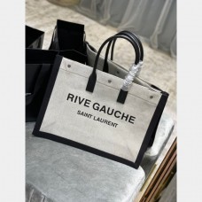 Buy Replica YSL Yves Saint Laurent Rive Gauche Large Tote Bag Printed Canvas