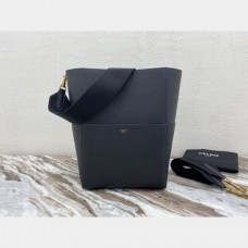Celine Sangle Small Bucket bag black soft grained calfskin