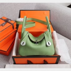 Cheap High Quality Replica Hermes green Lindy For Sale