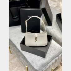 Designer YSL Replica Hobo In Smooth Leather 657228 White Bags Store
