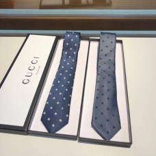 Gucci Huffero Designer Twill Silk Tie for Men Necktie