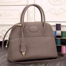 Hermes Bolide Tote Bag In Etain Leather
