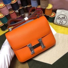 Hermes Constance Bag 23cm Epsom Leather Orange