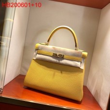 Hermes Kelly 32cm Togo leather Yellow