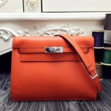 Hermes Kelly Danse Bag In Orange Swift Leather