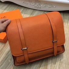 Hermes Orange Steve 35 Messenger Bag