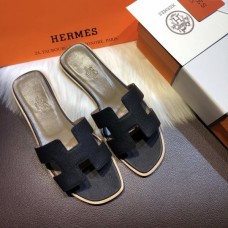 Hermes Womens Flats Slippers 001