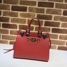 High Quality Leather Gucci 569712 Zumi Small Top Handle Replica Bag