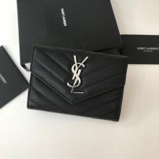 High Quality Yves Saint Laurent Key Card Holders Black