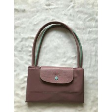 Longchamp 70th Anniversary Le Pliage Club Handbag Long Handle dark Pink 46Cm
