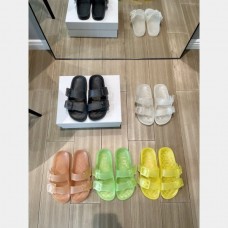Replica Balenciaga 2021 Transparent candy color slippers Shoes Online Sale