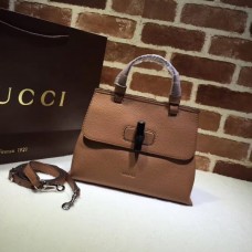 Replica Gucci Best Bamboo Daily leather top handle 370831 bag