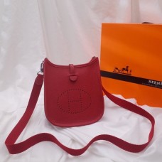 Replica Hermes Mini Evelyne TPM Bag Red