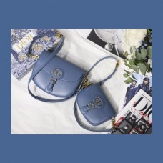 Replica High Quality Dior Bobby Bag Blue BoX Calfskin