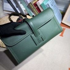 Replica hermes online store Jige 29cm Epsom Leather Green