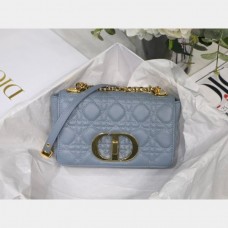 Womens Small High Quality Dior Caro Blue Bag
