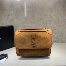 Ysl Saint Laurent niki mini Top Quality 22cm Brown Bag