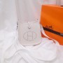 Hermes Evelyne Handbags Replica White